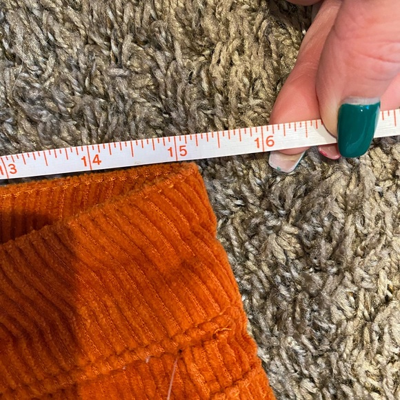 Empyre Orange Corduroy Pants Size 5 - Picture 3 of 4